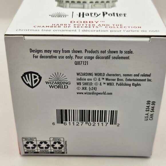 Hallmark 2024 DOBBY Storytellers Harry Potter & the Chamber of Secrets Wizard - Picture 9 of 9